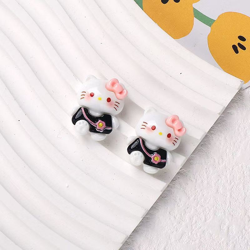 1000 CHARM KITTY ĐEN HỒNG