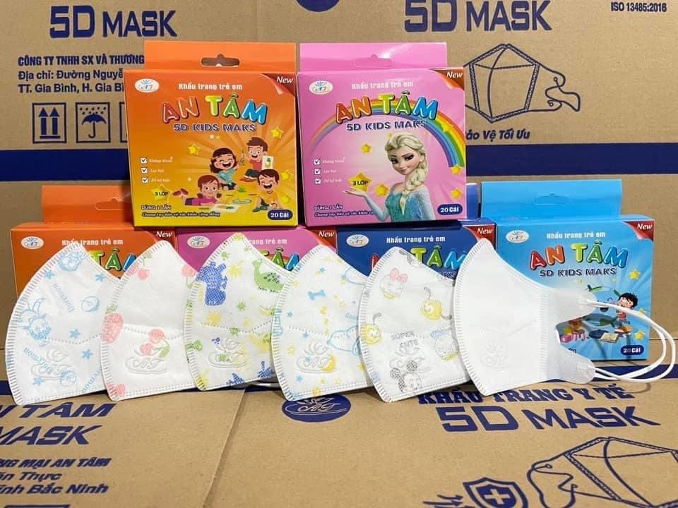 KHẨU TRANG AN TÂM KID 1-8 TUỔI