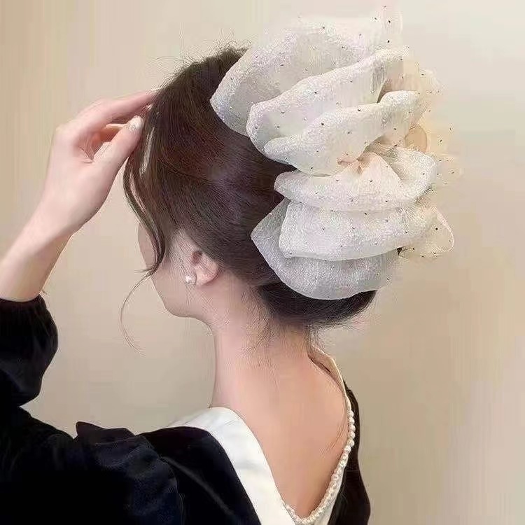 COMBO 5 CÁI (13K/CÁI) KẸP CÀNG CUA VẢI ĐÍNH ĐÁ MS1170