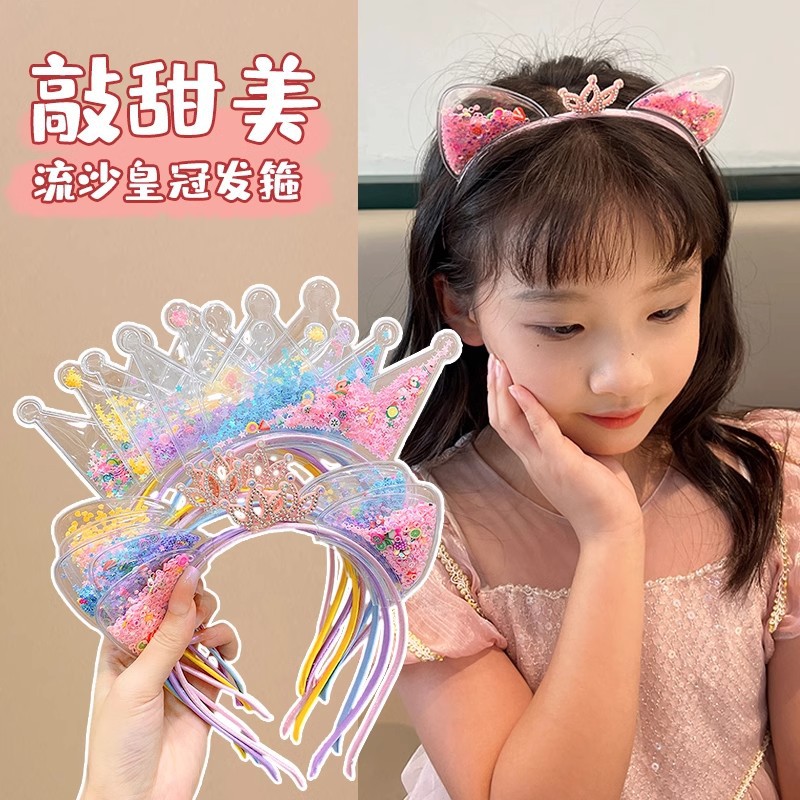 COMBO 5 CÁI (5K/CÁI) BỜM CÀI TÓC TAI MÈO/ VƯƠNG NIỆM KIM TUYẾN MS1166 (MIX MẪU)