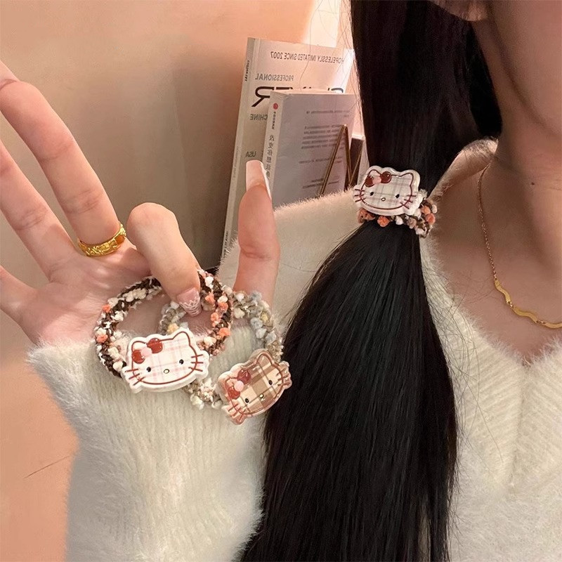 VĨ 5 KẸP MÁI BUỘC TÓC KITTY MS1143