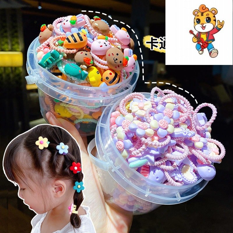 COMBO 5 XÔ (28K/ XÔ) XÔ 50 SỢI CHUN BUỘC TÓC CHO BÉ