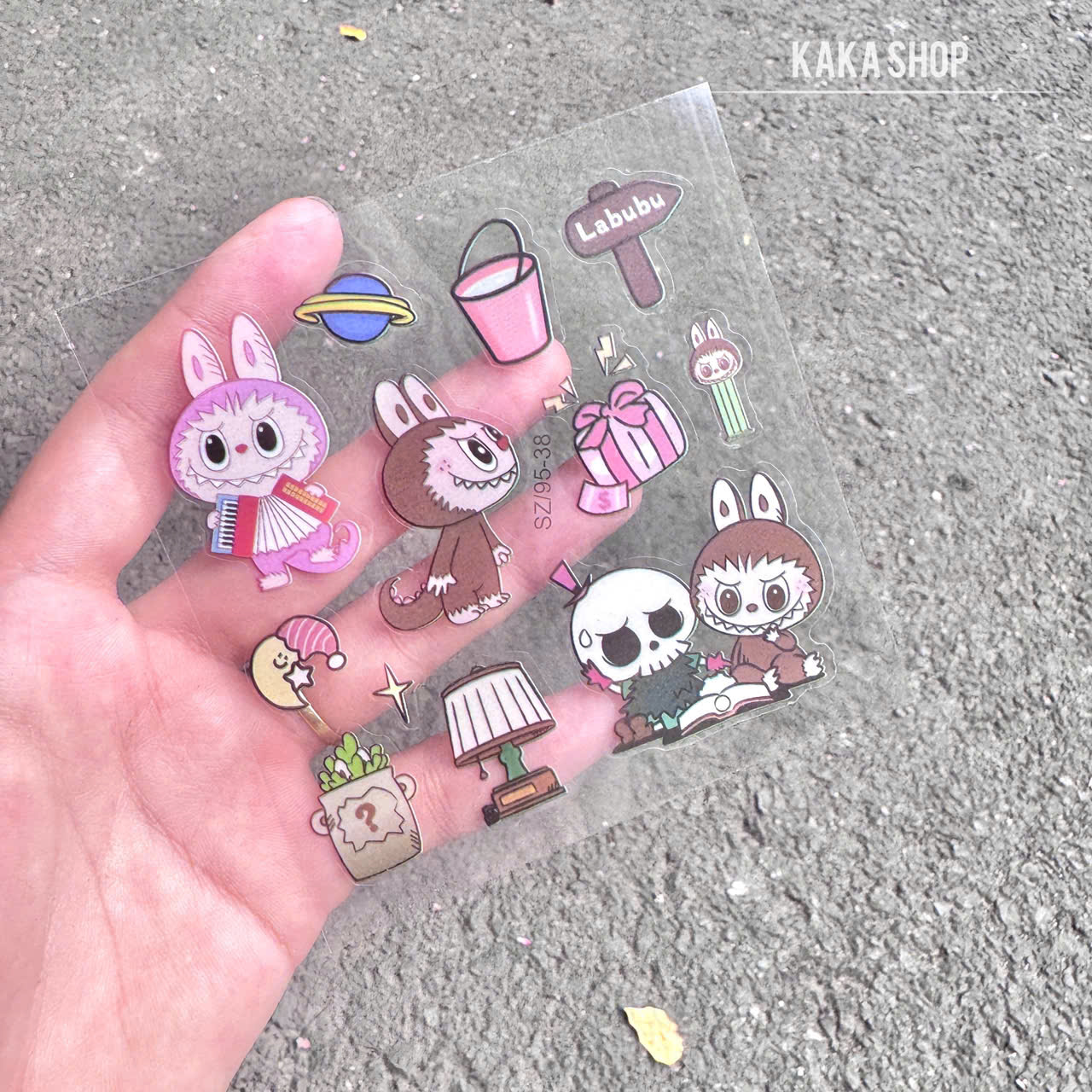 COMBO 10 TÚI STICKER LABUBU