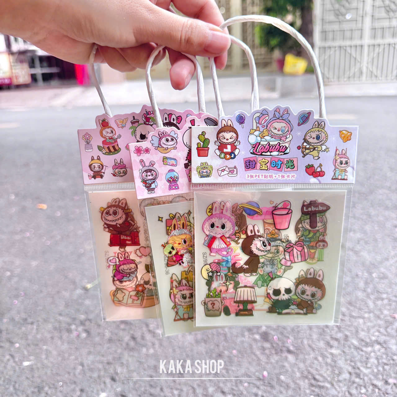 COMBO 10 TÚI STICKER LABUBU