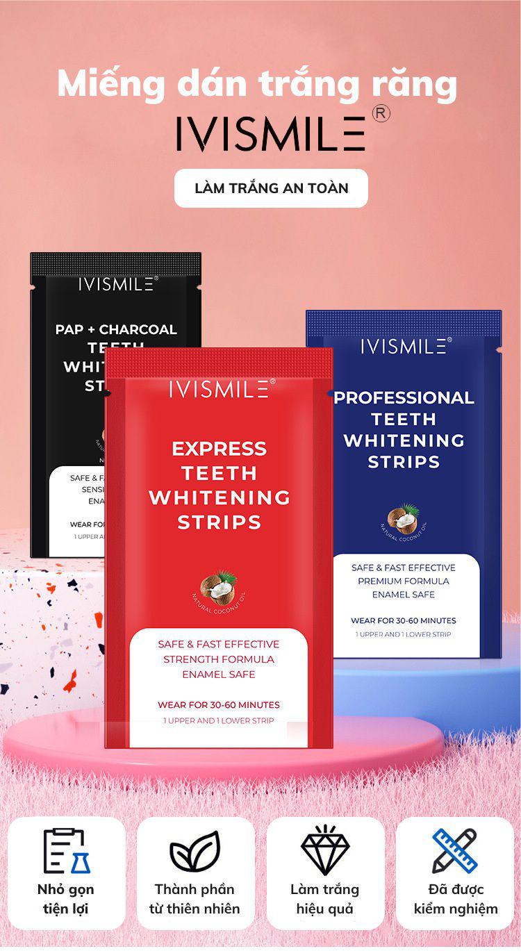 Mua miếng dán trắng răng IVISMILE