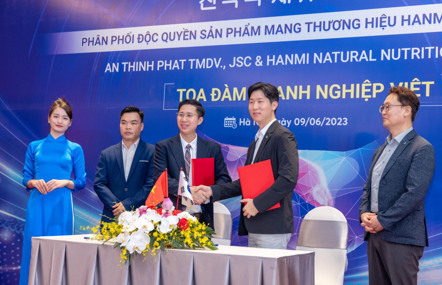 An Thinh Phat TMDV.,JSC & Nhà Máy Hanmi Natural Nutrition Inc Ký Kết Hợp Tác Chiến Lược Và Phân Phối Sản Phẩm Độc Quyền
