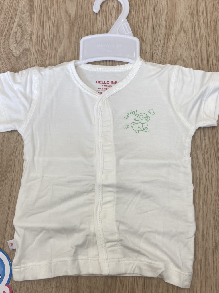 Áo cổ tim trắng TN Bamboo ASS0061