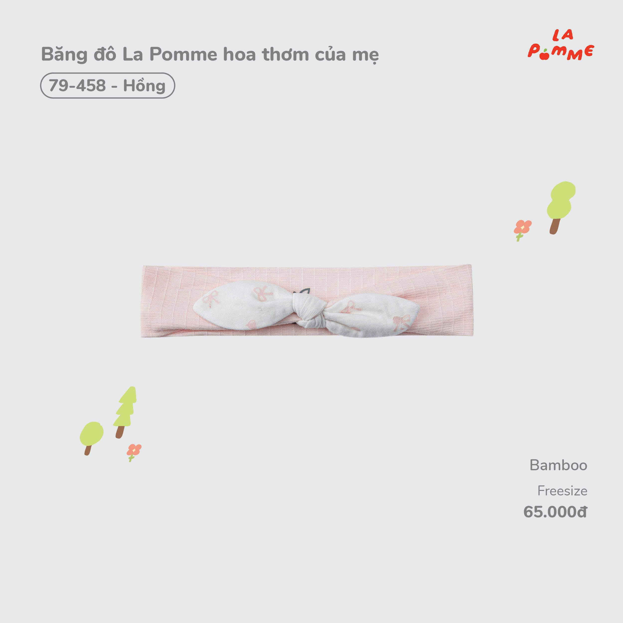 Băng đô La Pomme hoa thơm của mẹ 79458