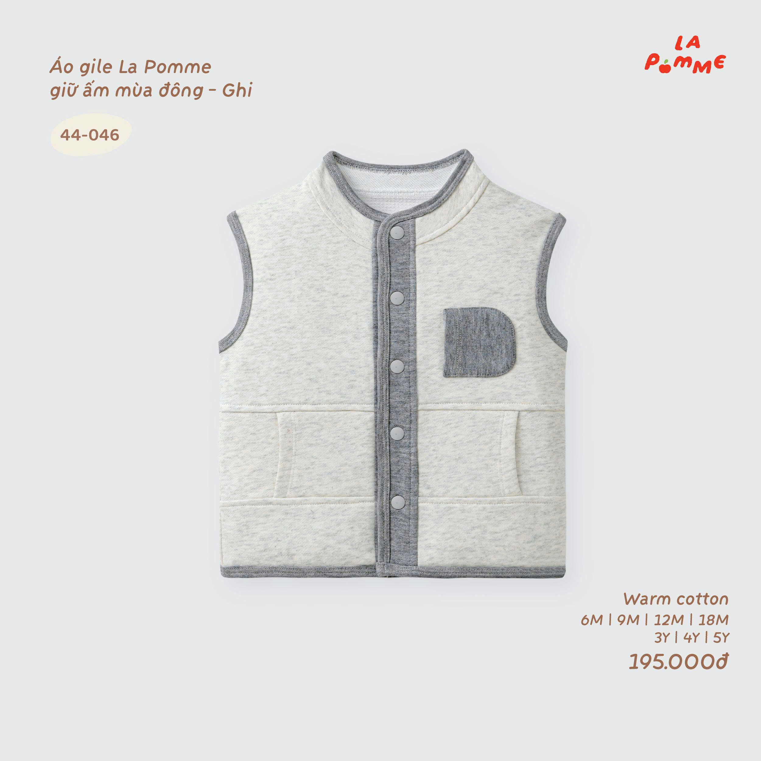 Áo gile La Pomme giữ ấm mùa đông