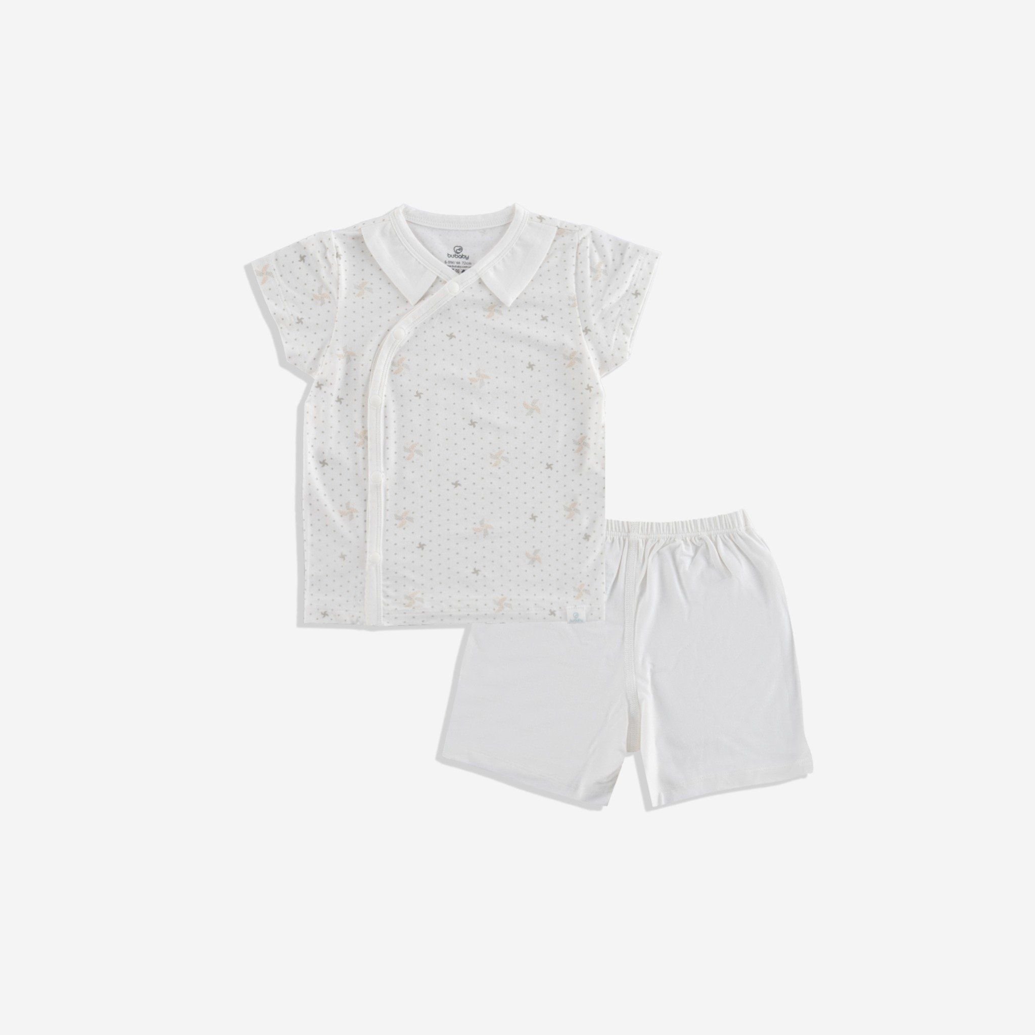 Bộ Ngắn Tay Cài Chéo Cổ Peter Pan Gami Bubaby BBB1308PP