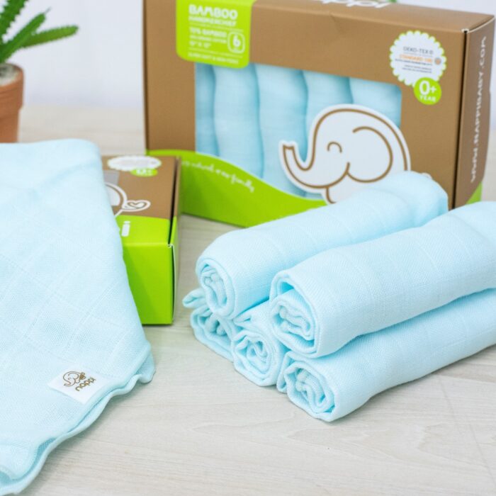 BB.0196-FRE Set khăn sữa sợi tre đa năng Xanh 30*30 cm MSP.KSA16000104