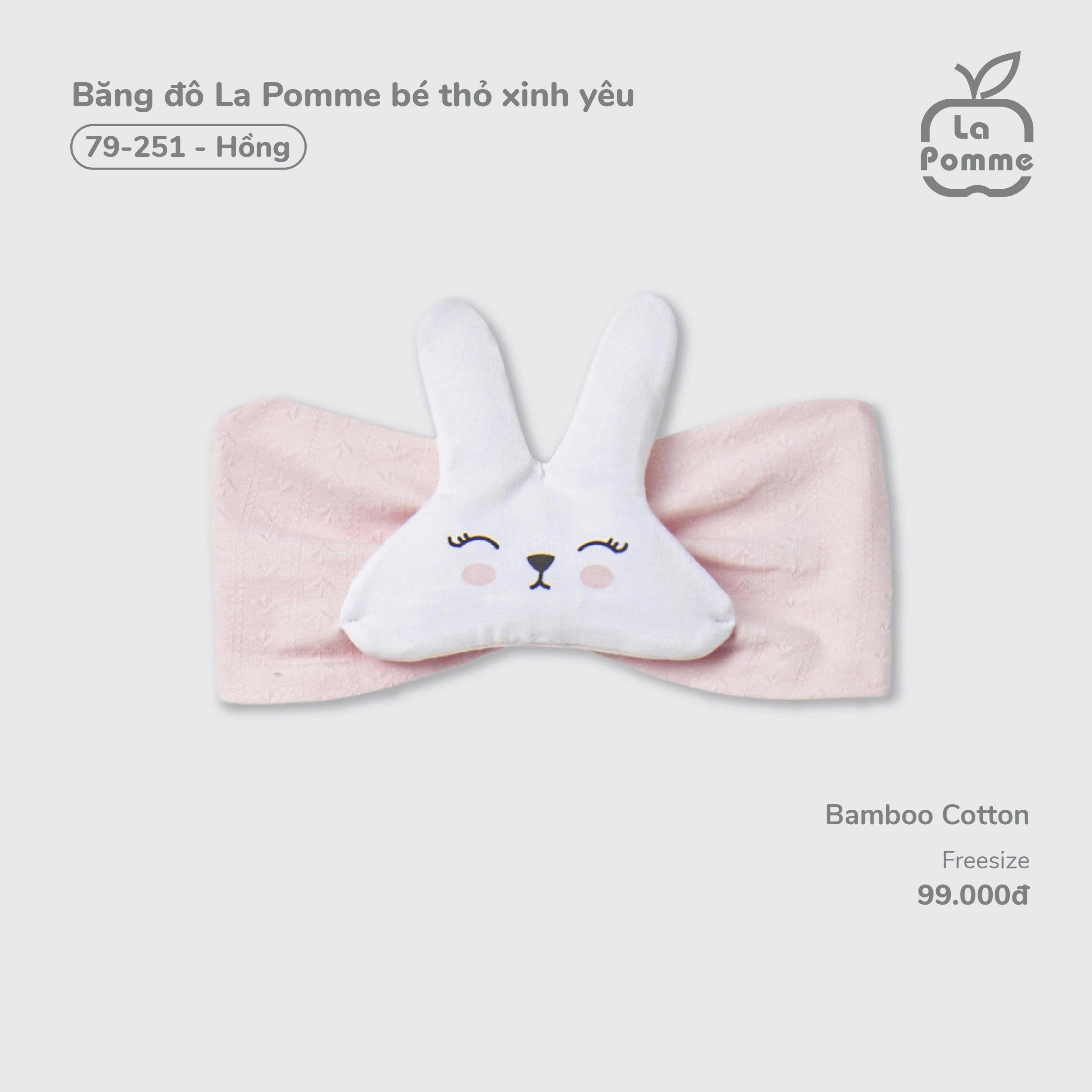 Băng đô La Pomme bé thỏ xinh yêu
