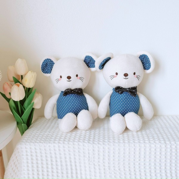 BB.0061 Gấu chấm bi Xanh Monona