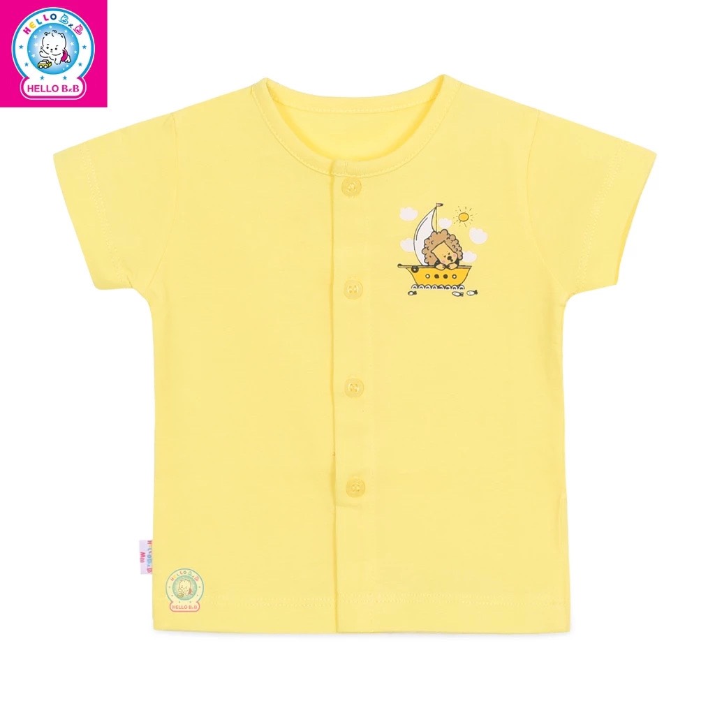 Áo cài giữa màu tay ngắn AL0004