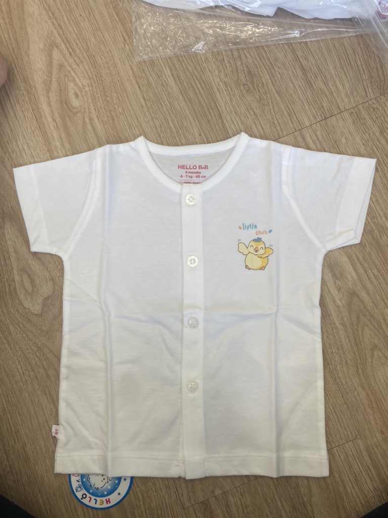 Áo cài giữa trắng TN AL0002