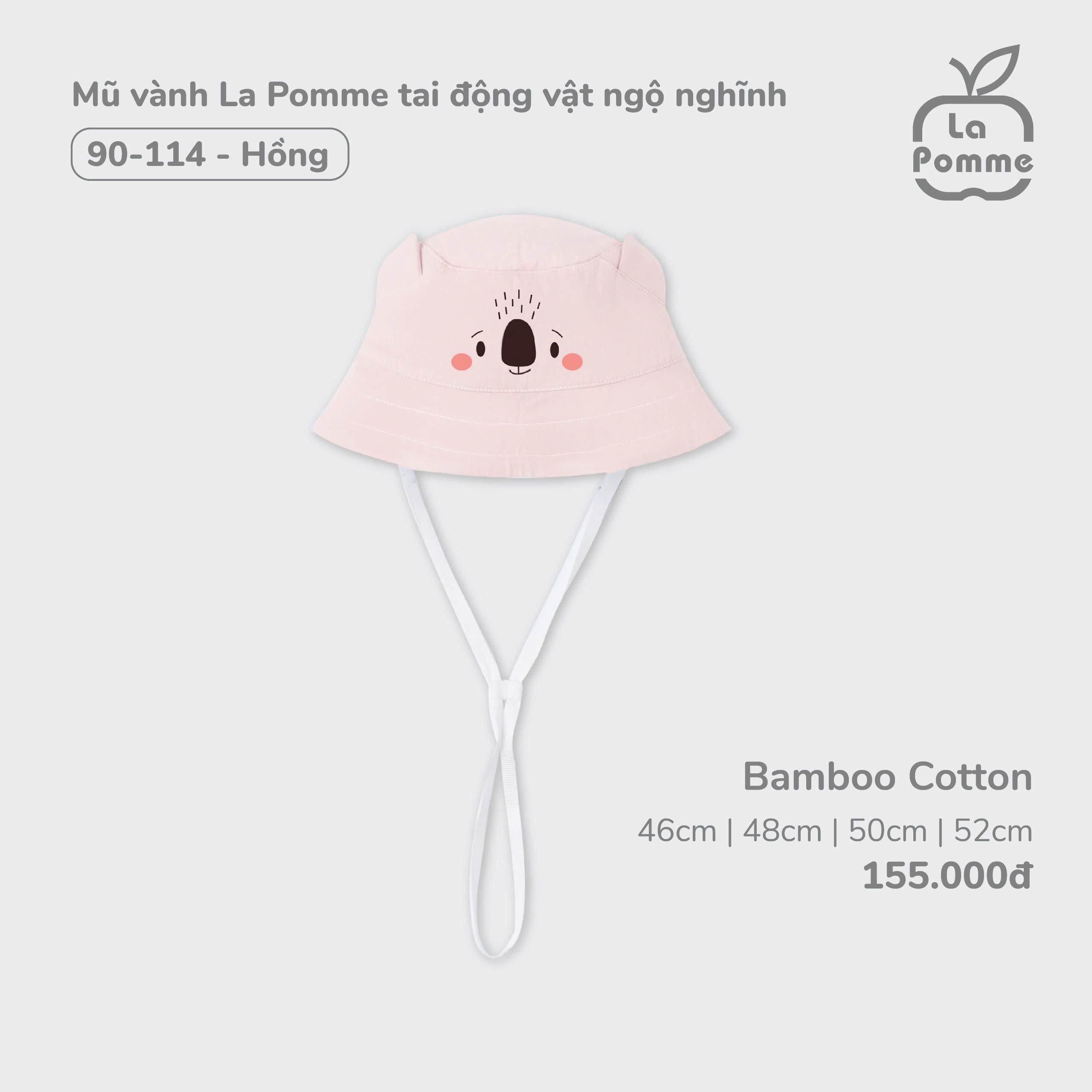 Mũ vành La Pomme tai động vật ngộ nghĩnh