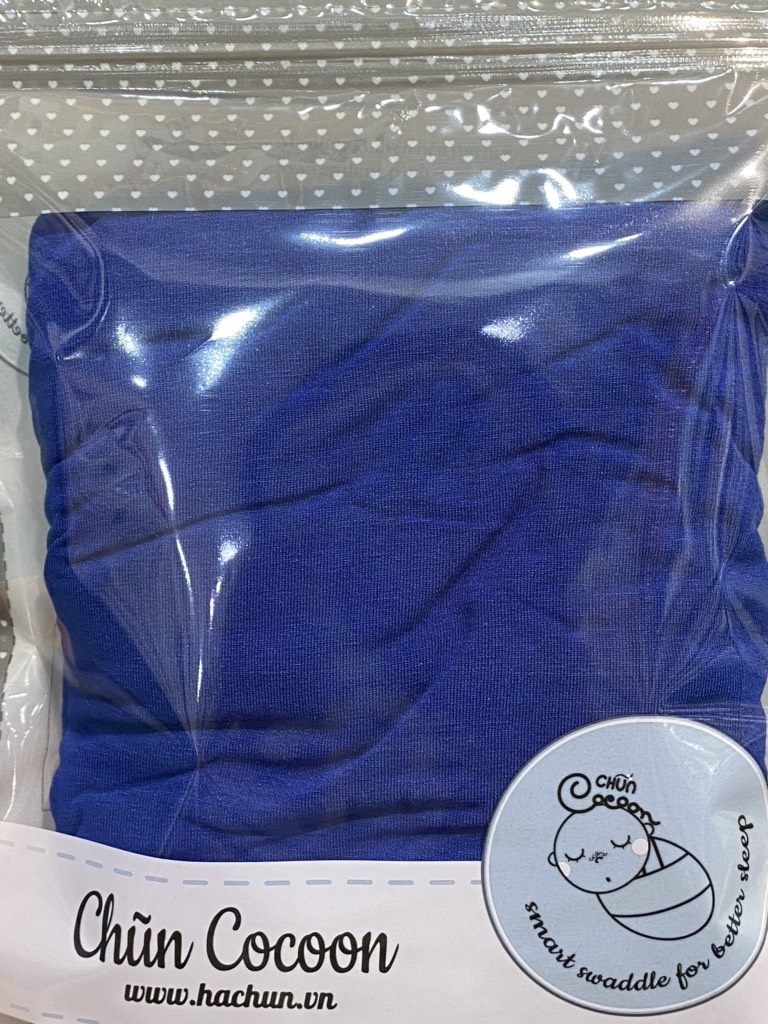 BB.0036 Quấn cổ điển xanh dương đậm