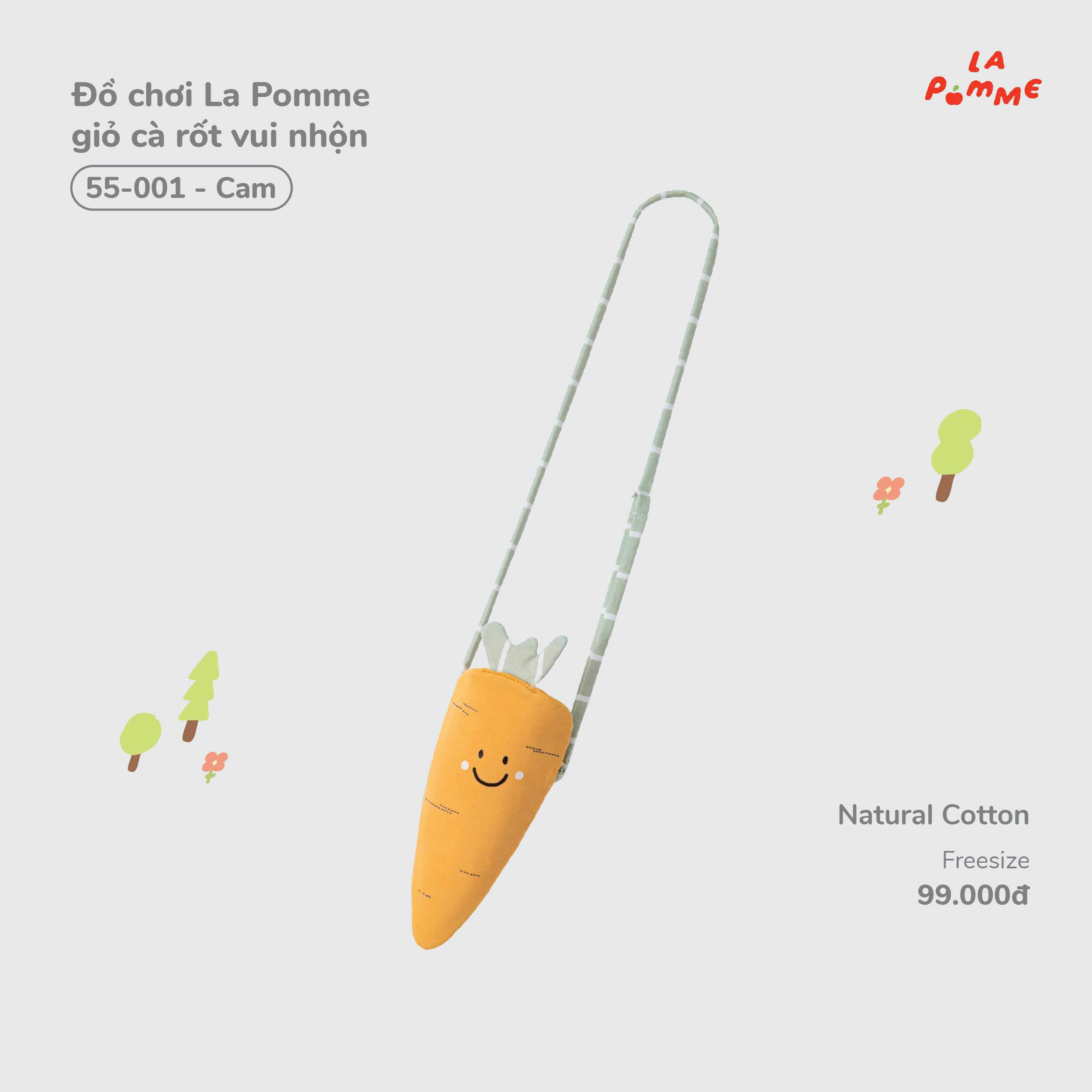 Đồ chơi La Pomme giỏ cà rốt vui nhộn 55001