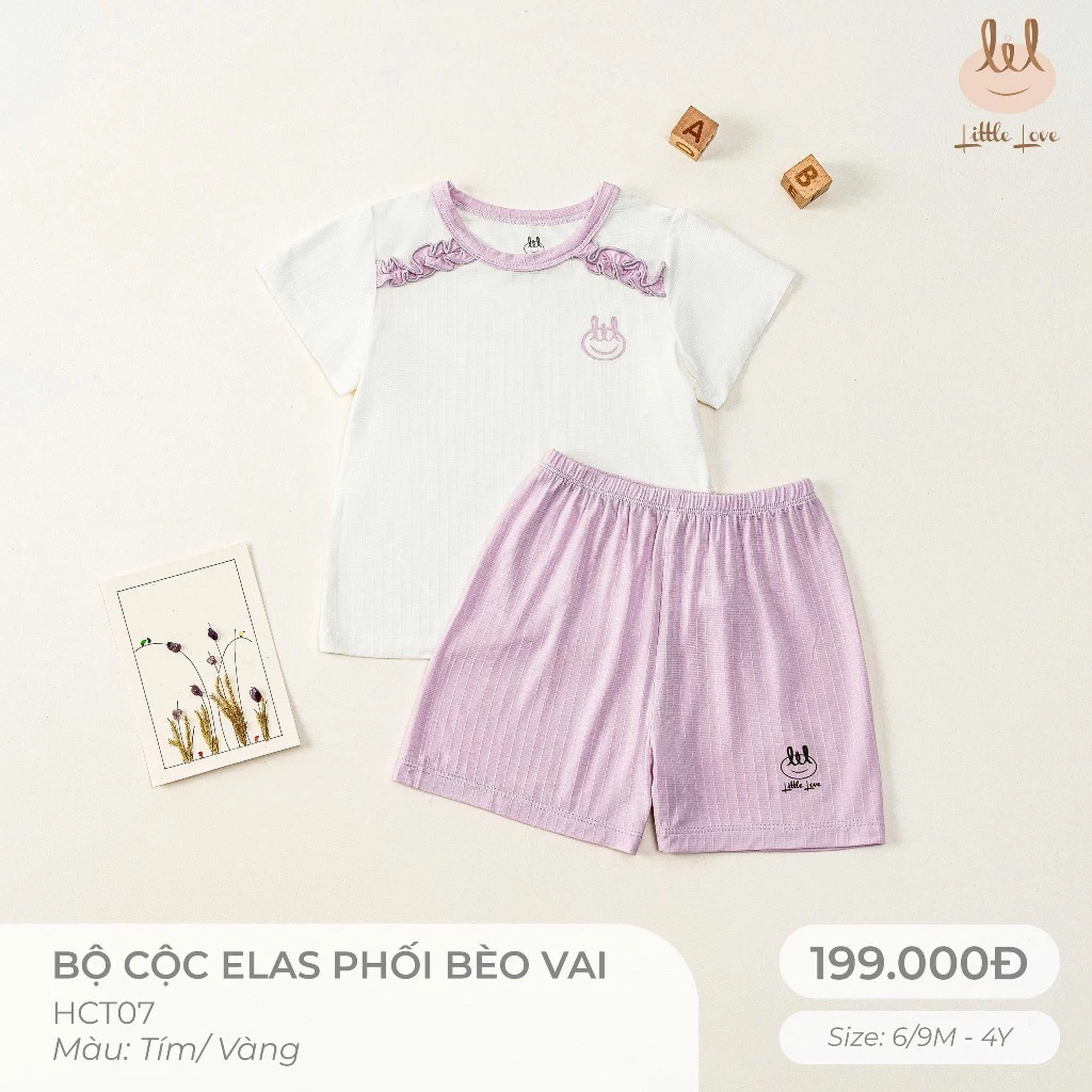 Bộ cộc Elas phối bèo HCT07