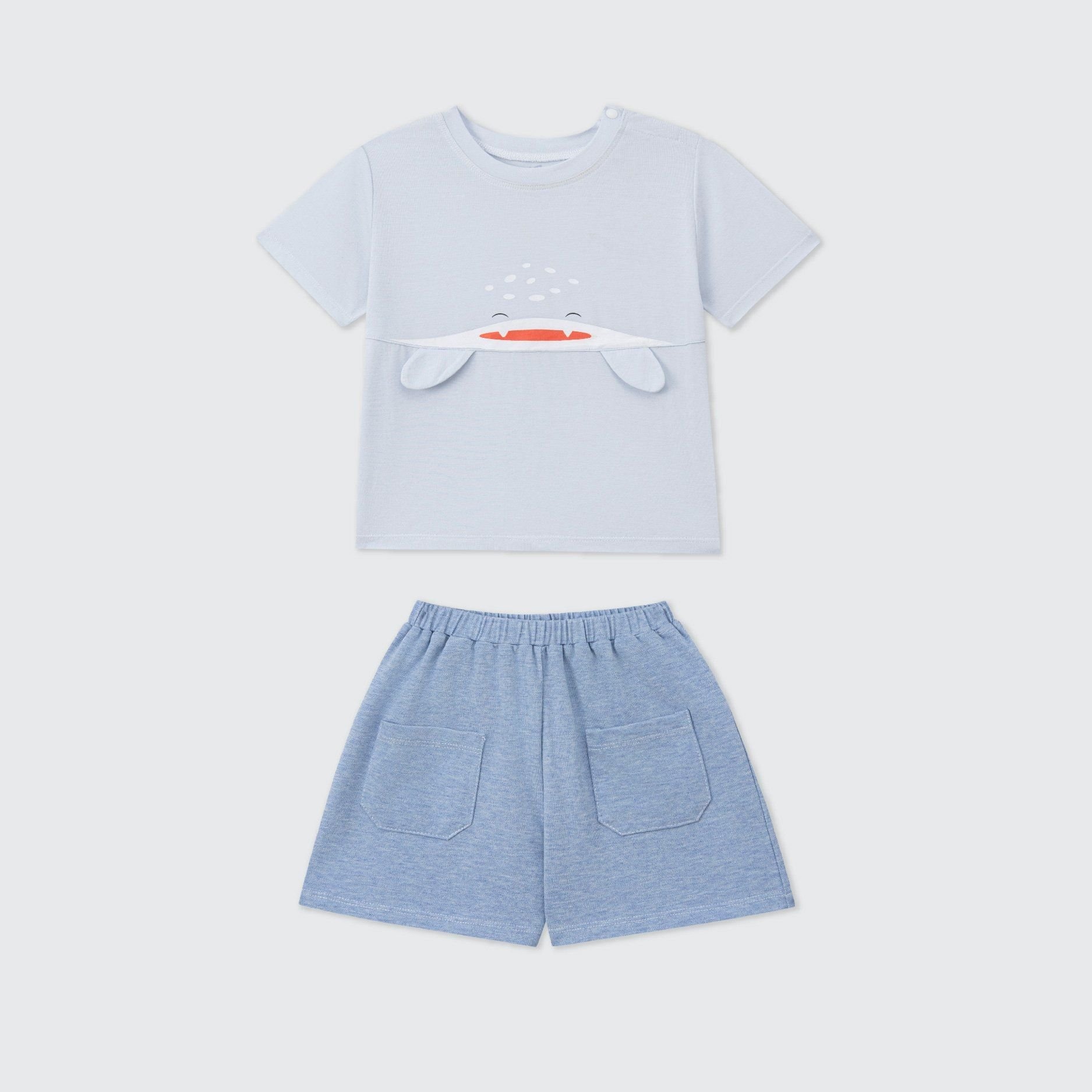 Bộ cộc tay La Pomme baby shark