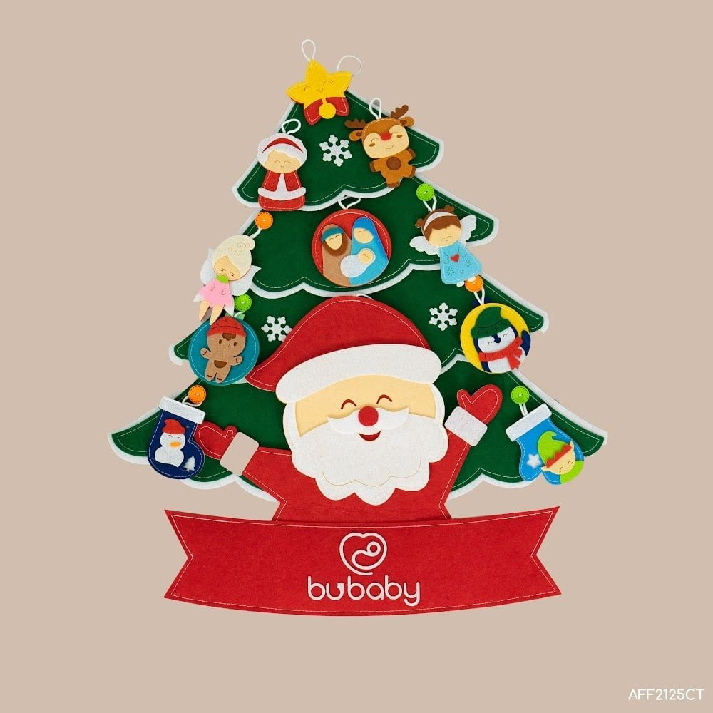 Cây thông 4 tầng Kèm set 10 chi tiết trang tri Miracle Xmas AFF2125CT