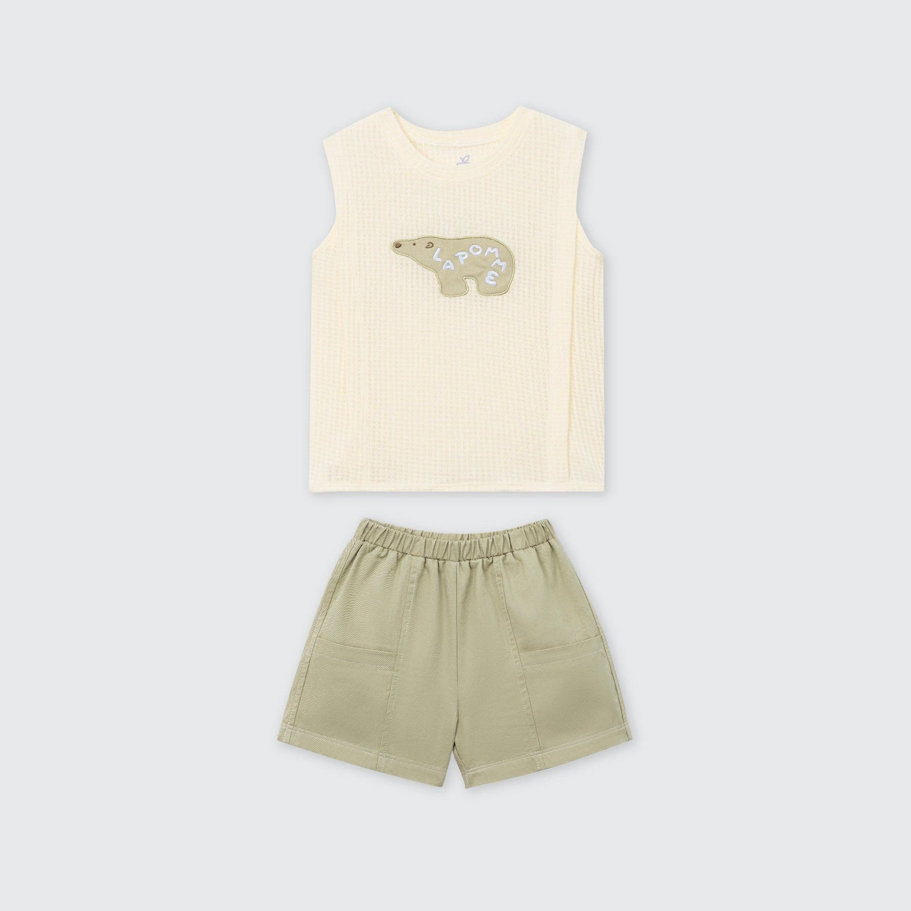 Bộ sát nách La Pomme Hello Sunday