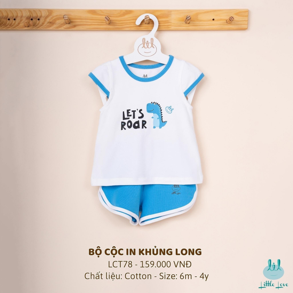 Bộ cộc in khủng long - LCT78