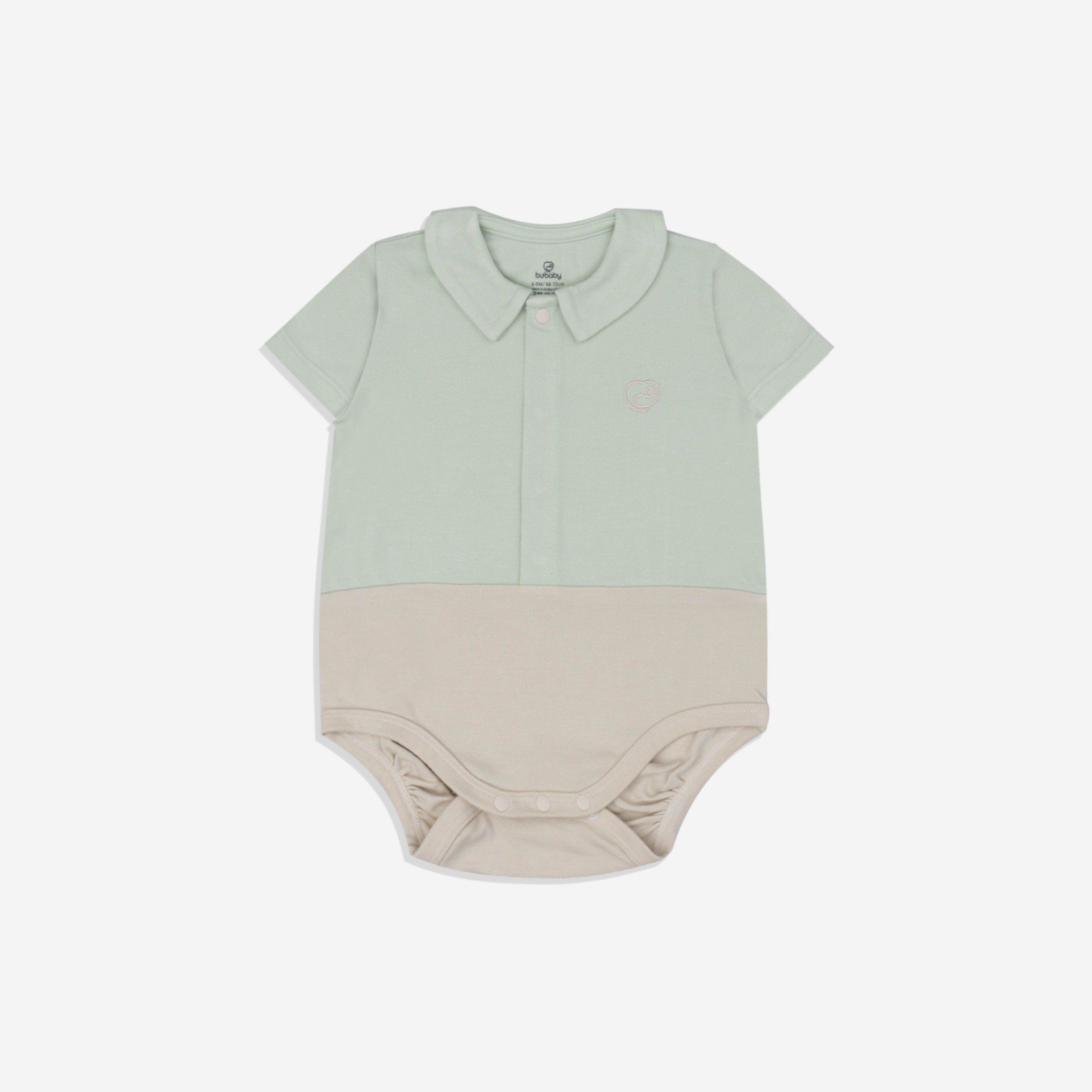 Body Chip Ngắn Tay Cài Giữa Cổ Peter Pan Bubaby BBB2302PP