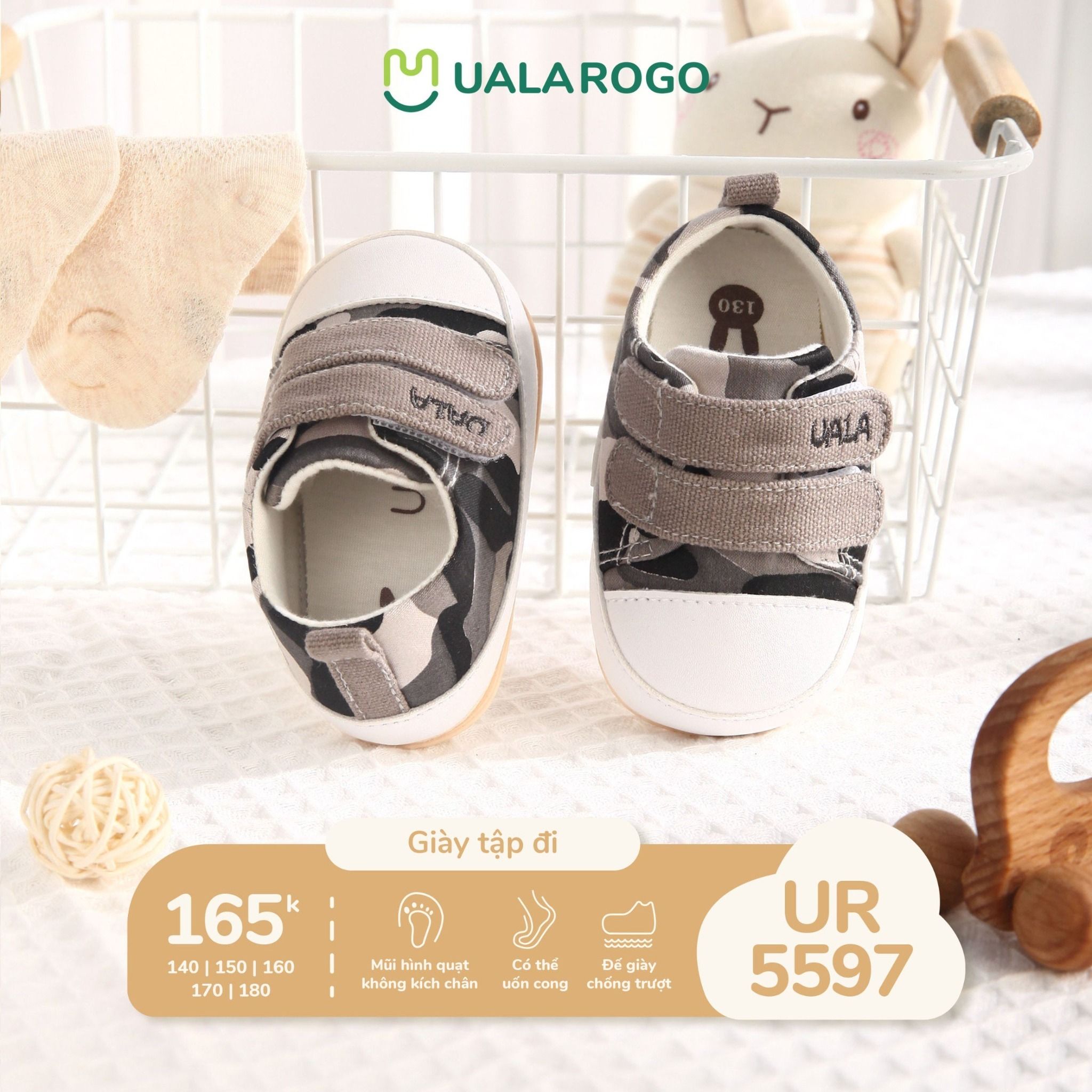 Giày Tập Đi Bé Cá Tính UR 5597