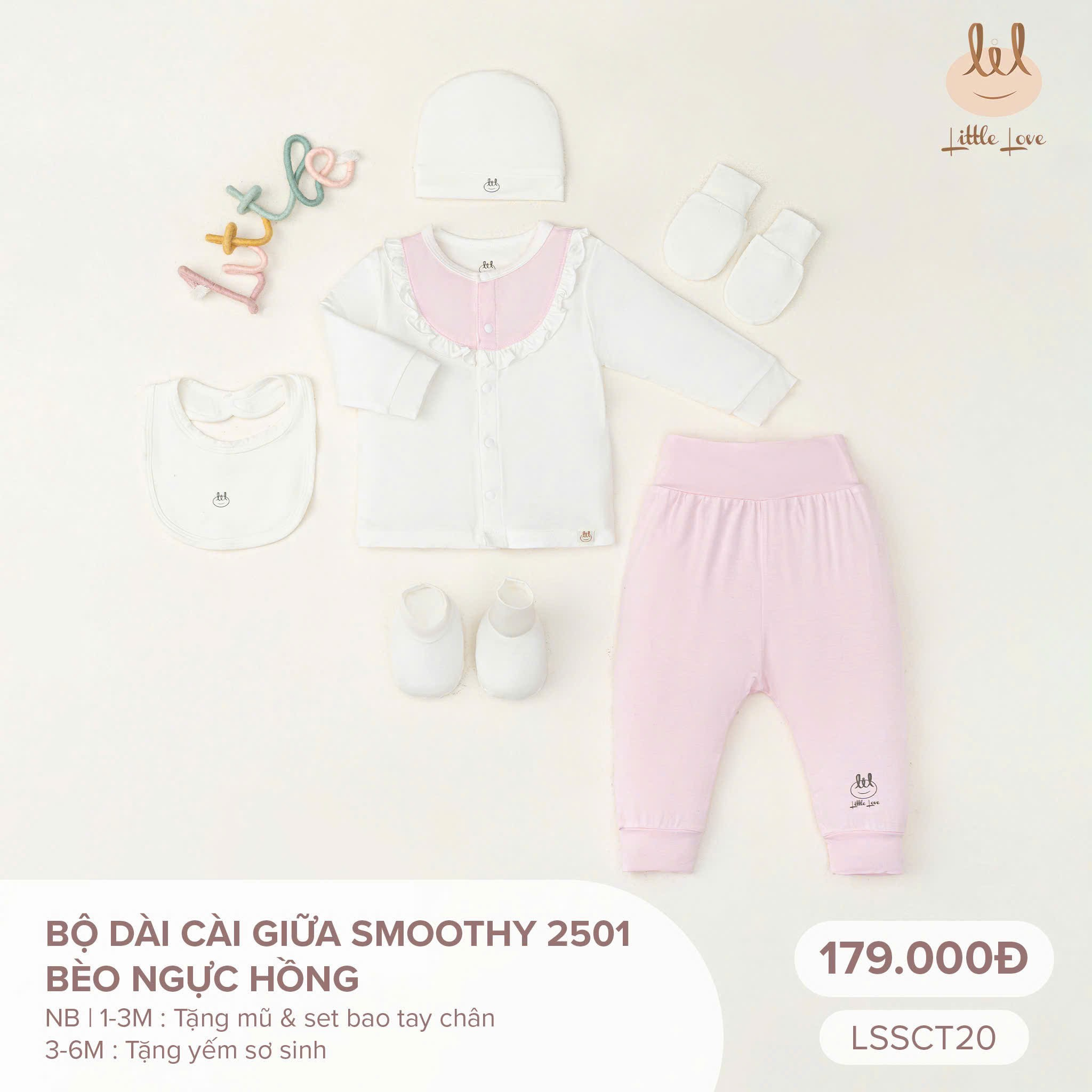 Bộ dài cài giữa smoothy LSSCT20