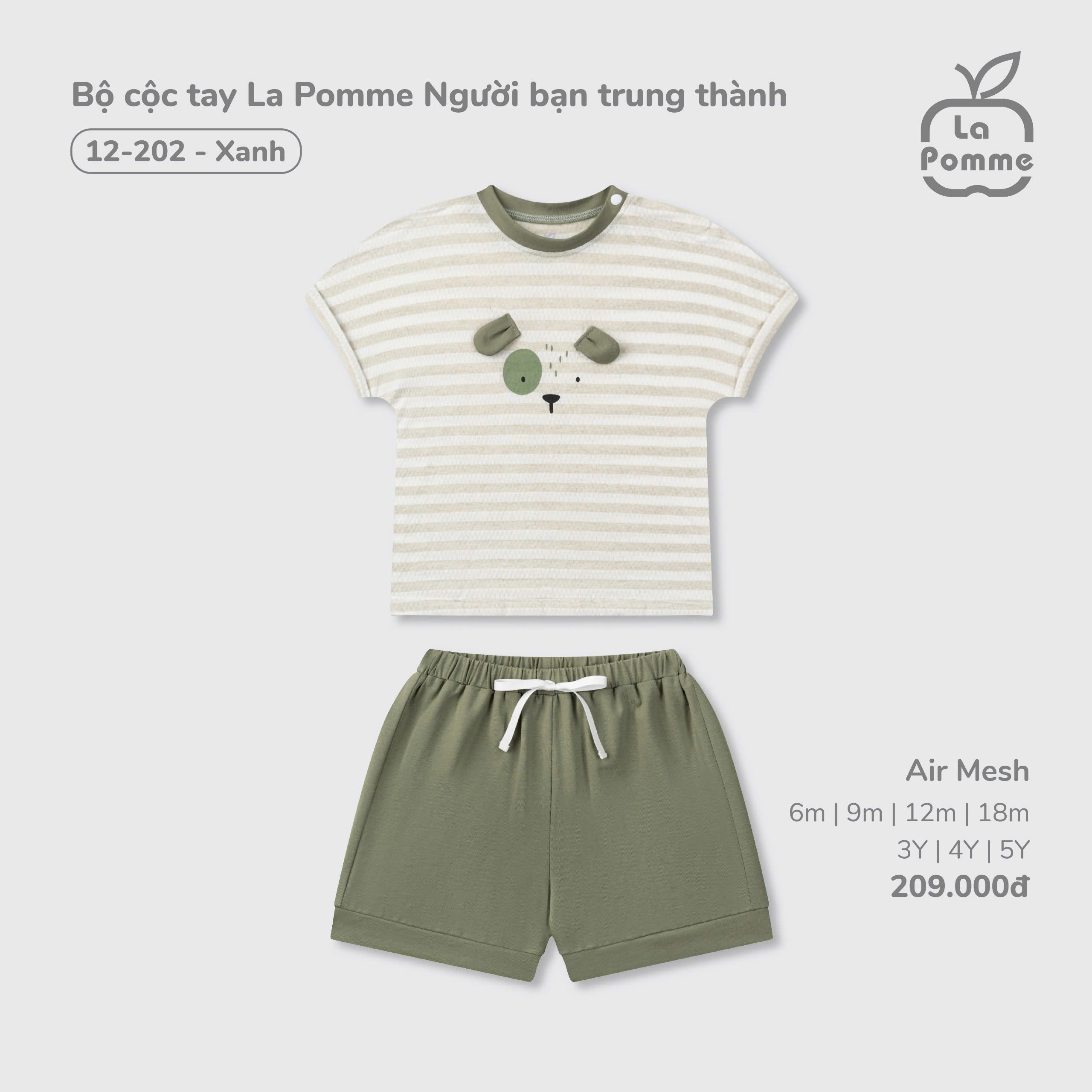 Bộ cộc tay La Pomme Người bạn trung thành