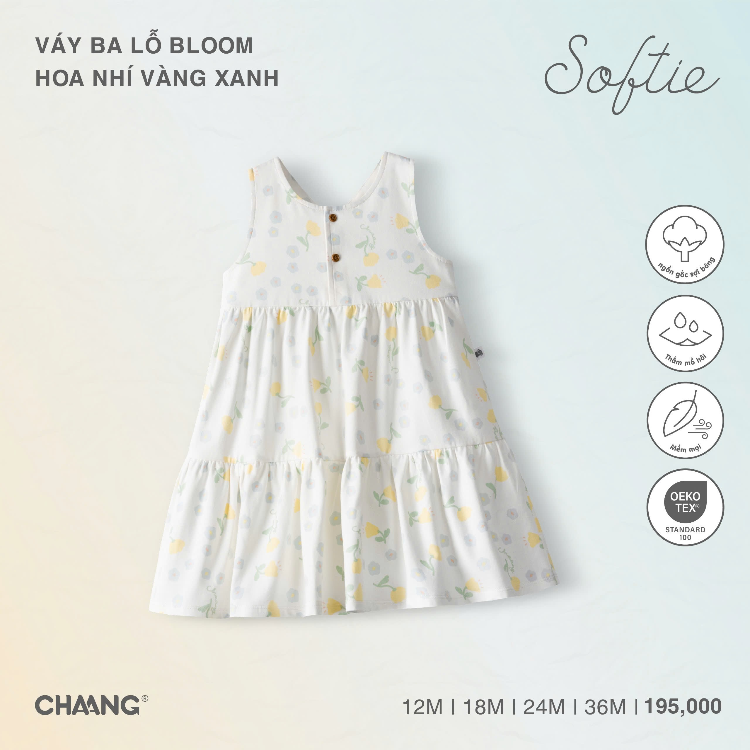 Váy ba lỗ Bloom hoa nhí