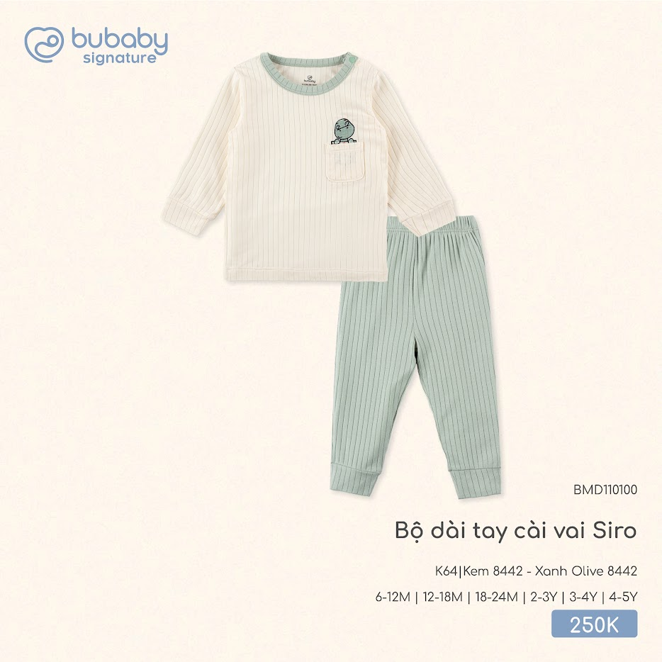 Bộ dài tay cài vai Siro BMD110100