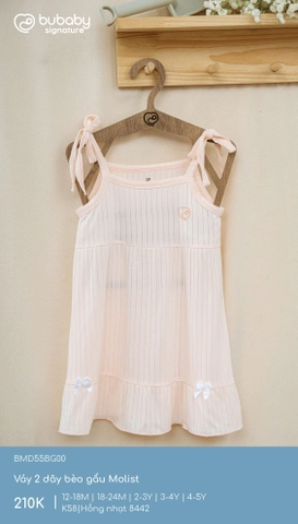 Váy 2 Dây Bèo Gấu Molist Bubaby BMD55BG00