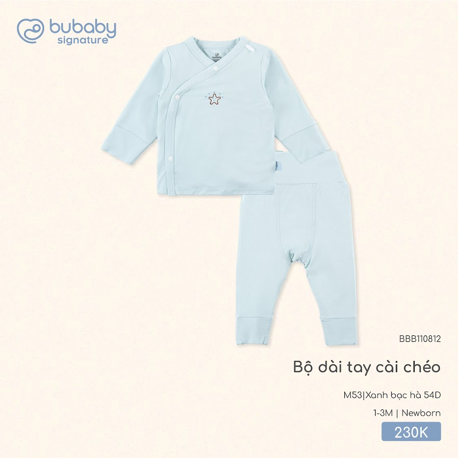 Bộ dài tay cài chéo BBB110812