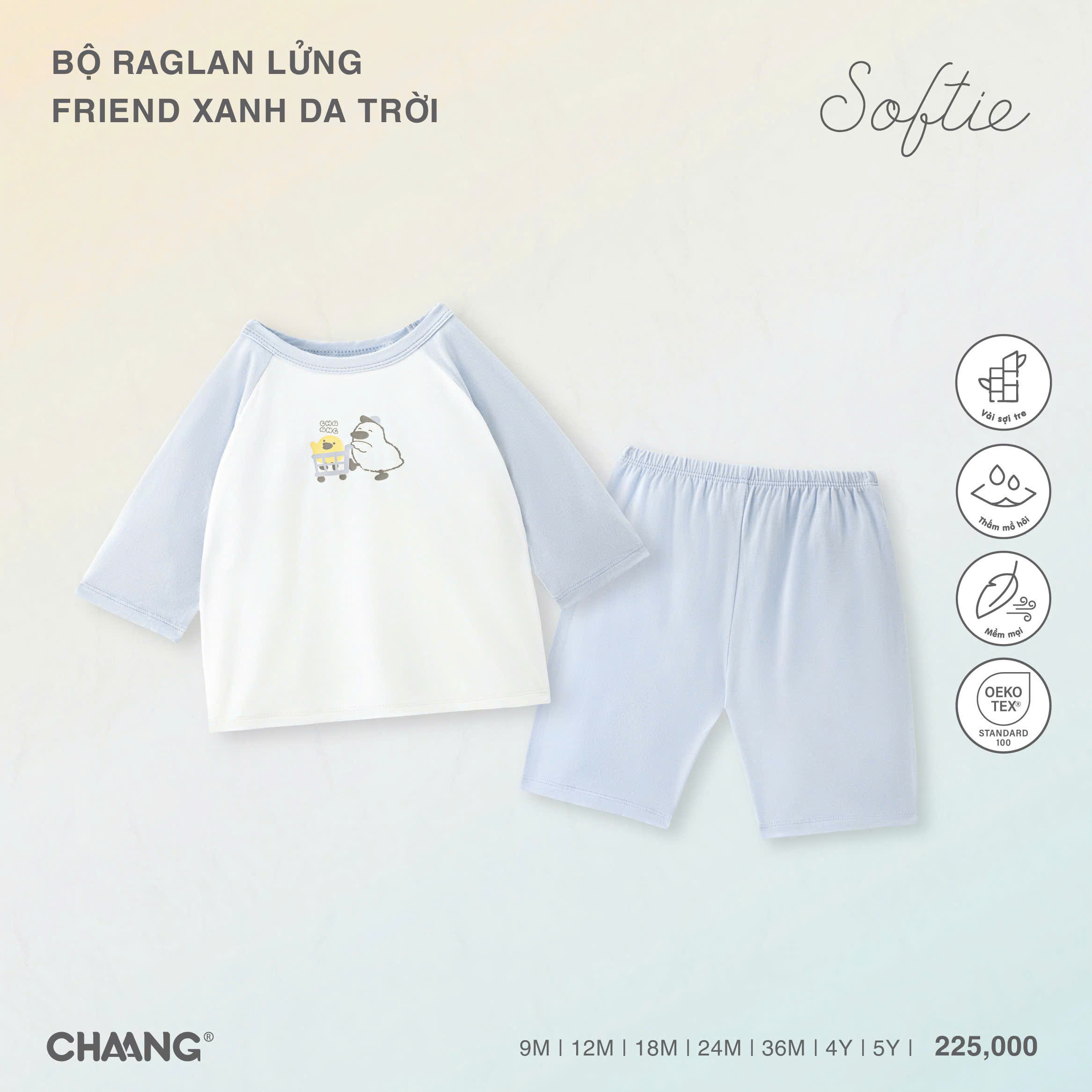 Bộ raglan lửng Friend K2BS1526BU