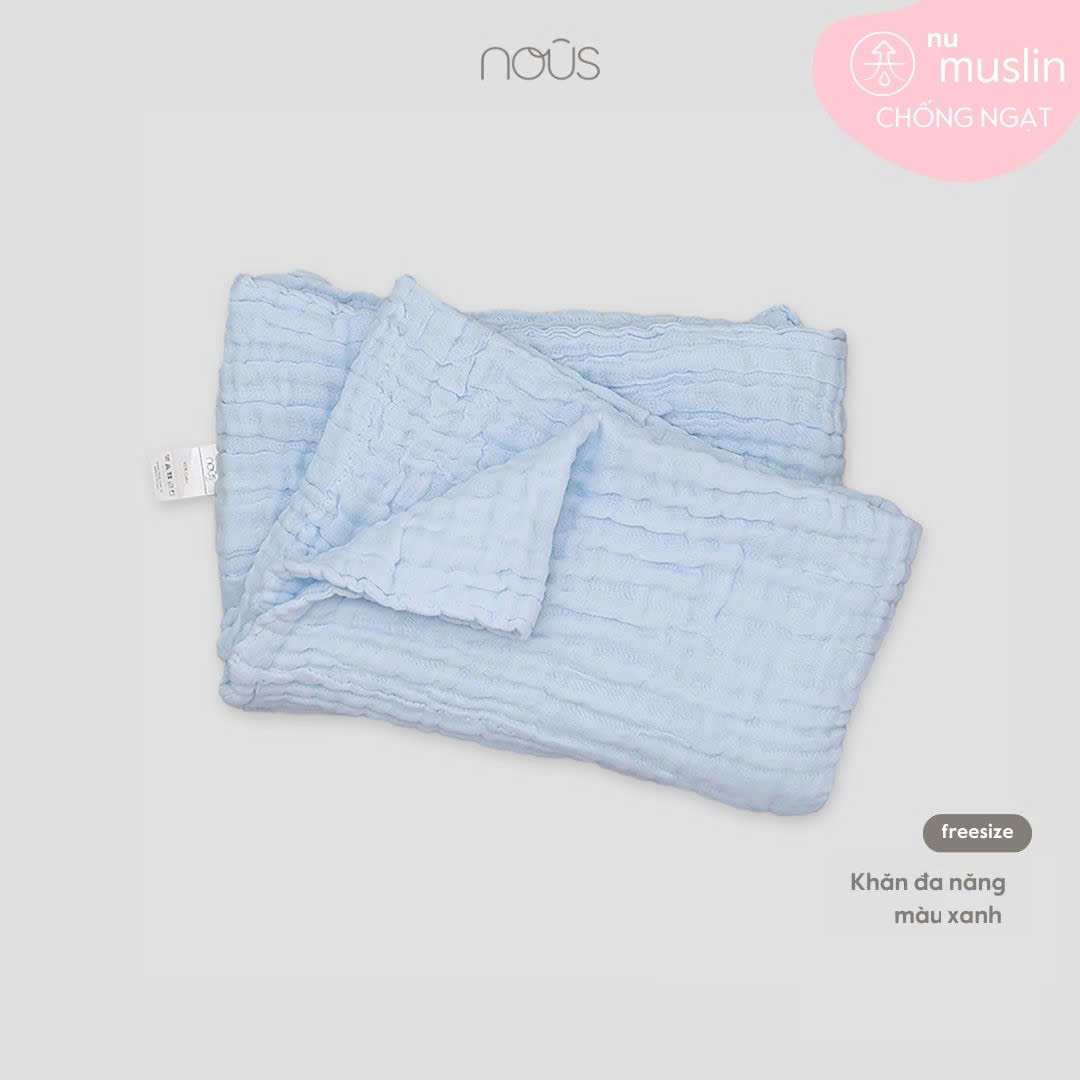 Khăn đa năng màu xanh