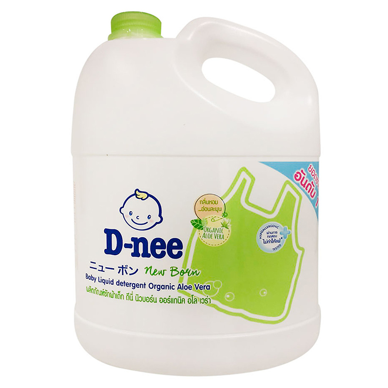 Chai nước giặt DNEE Nha Đam Xanh Lá 3000ml