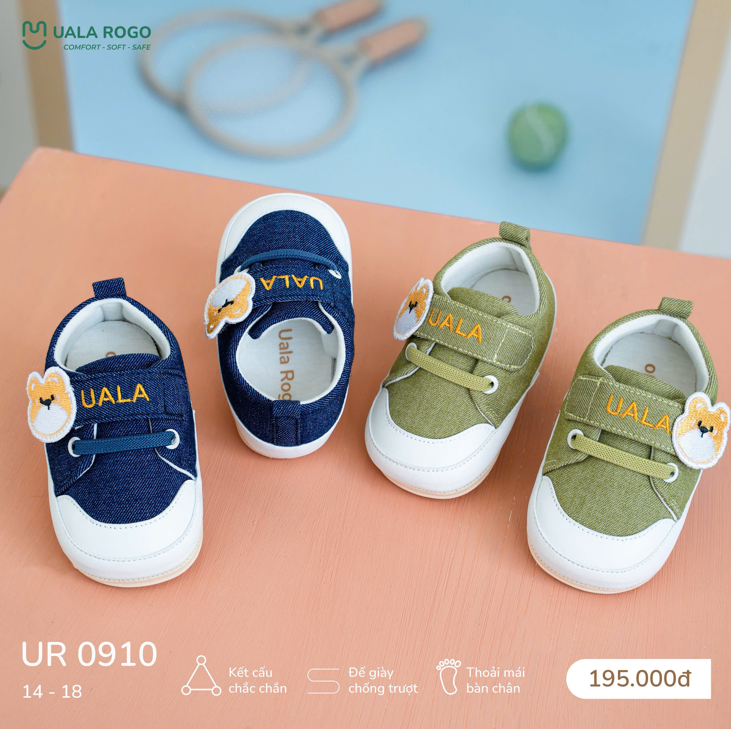 Giày tập đi Uala cho bé UR0910