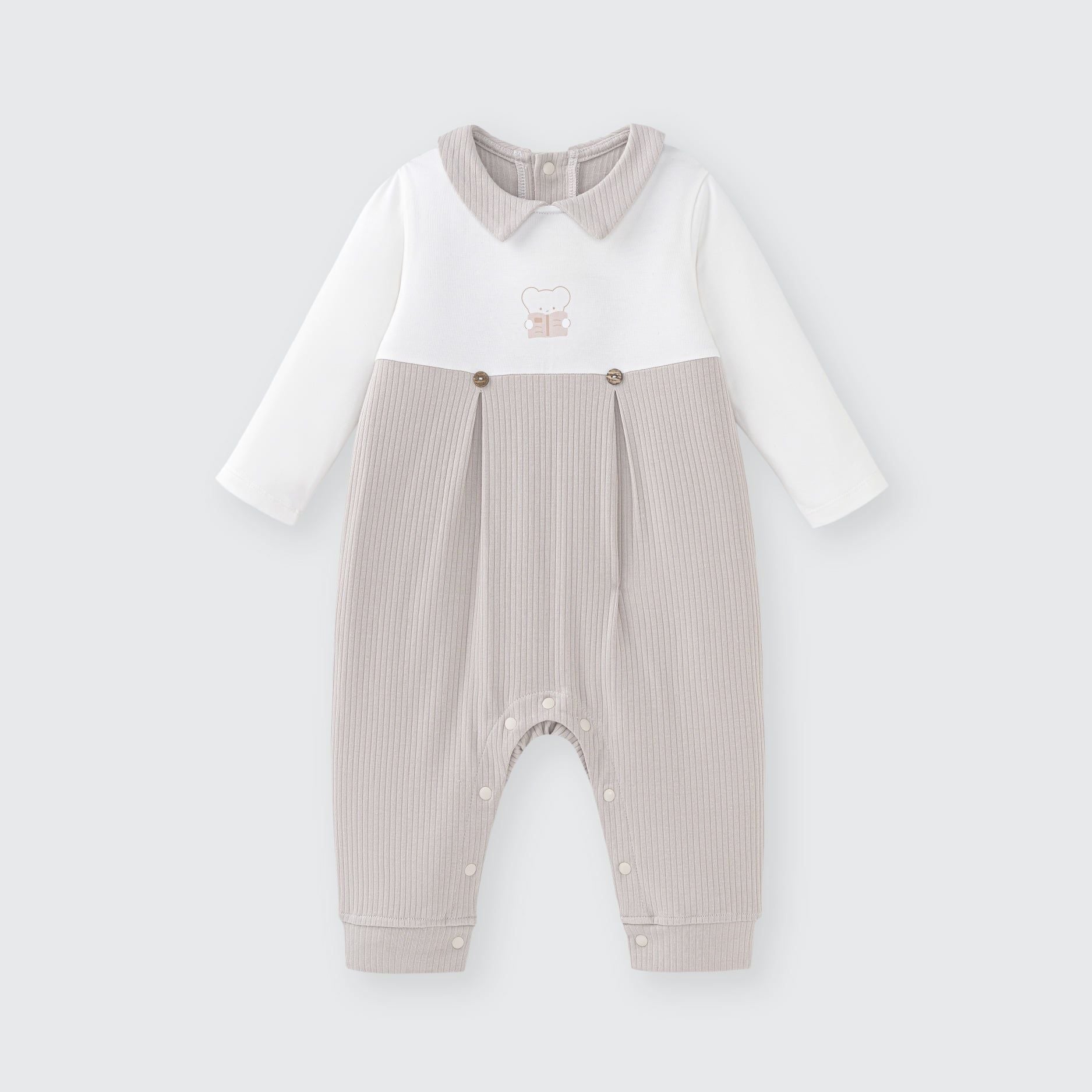 Body dài tay La Pomme thư viện nhỏ của gấu Poo