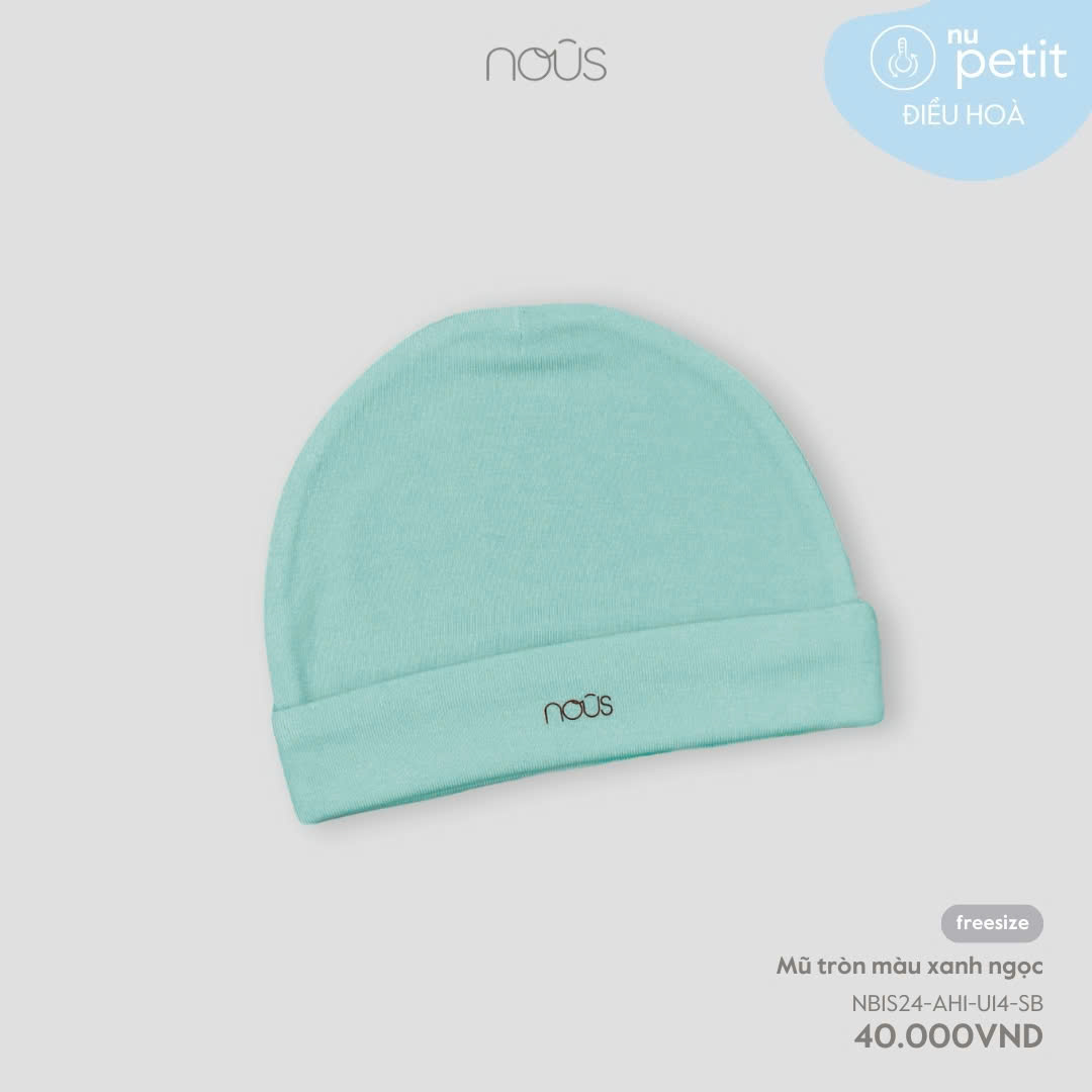 Mũ tròn màu xanh ngọc