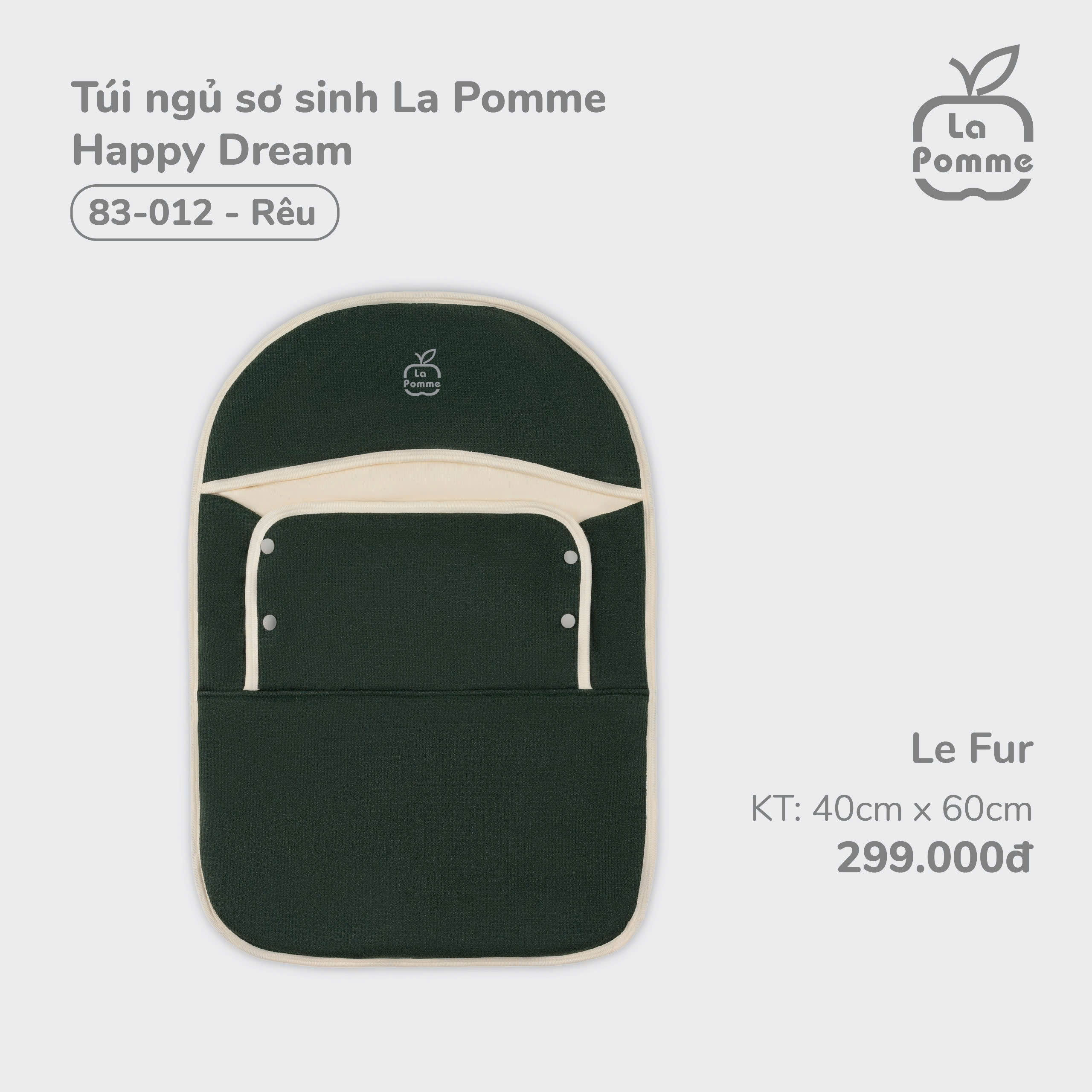 Túi Ngủ Sơ Sinh La Pomme Happy Dream 83012