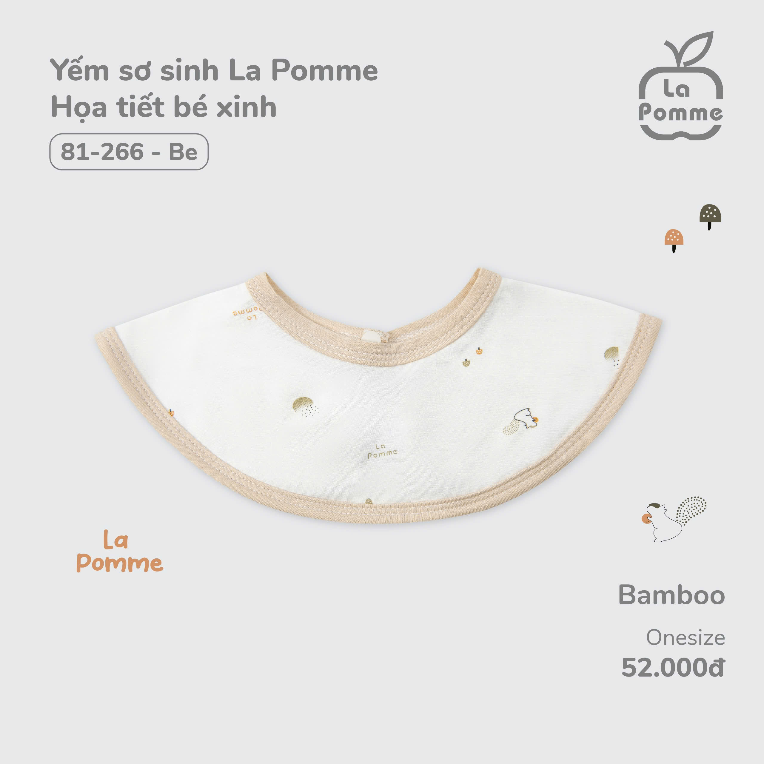 Yếm La Pomme Họa tiết bé xinh