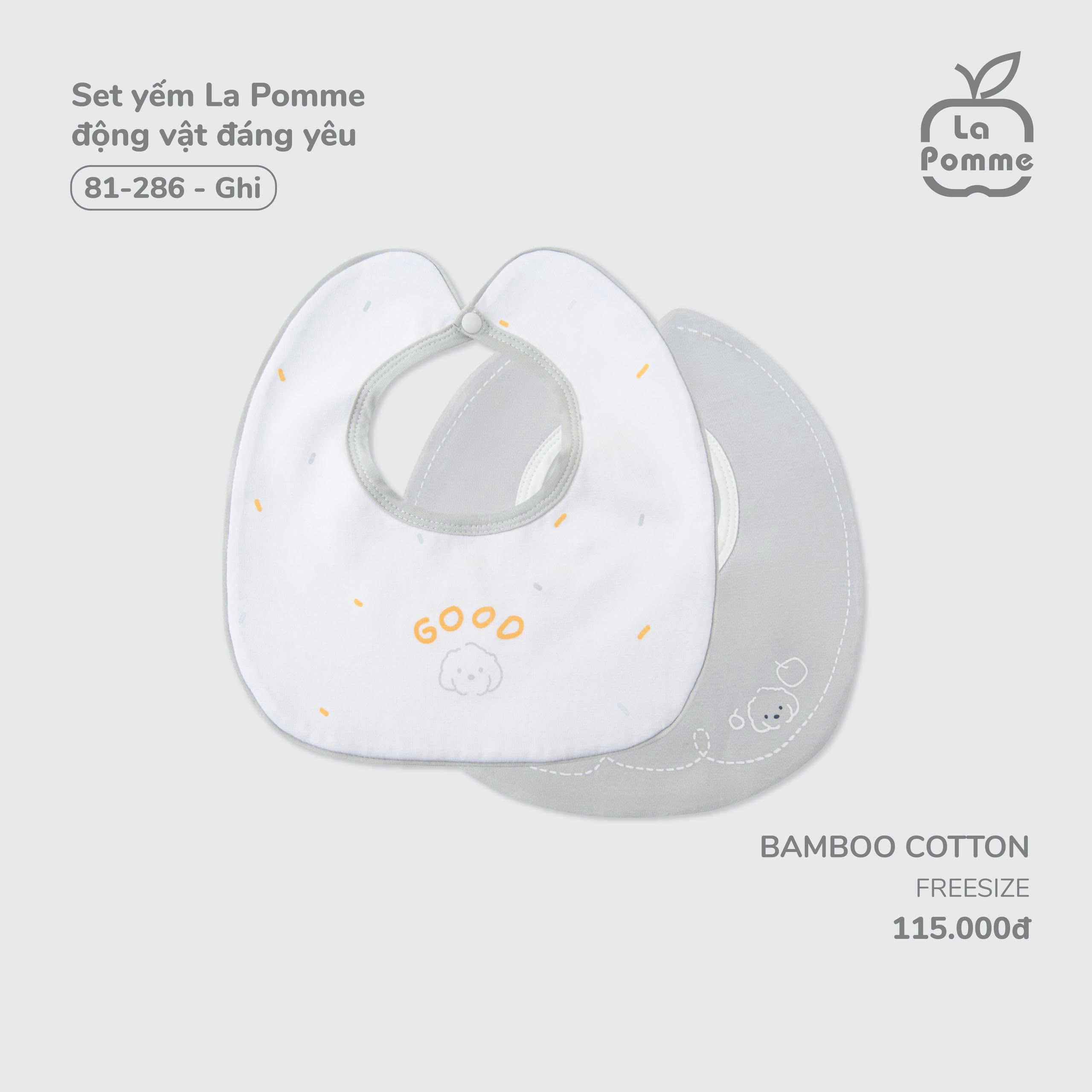 Set yếm La Pomme động vật đáng yêu 81286