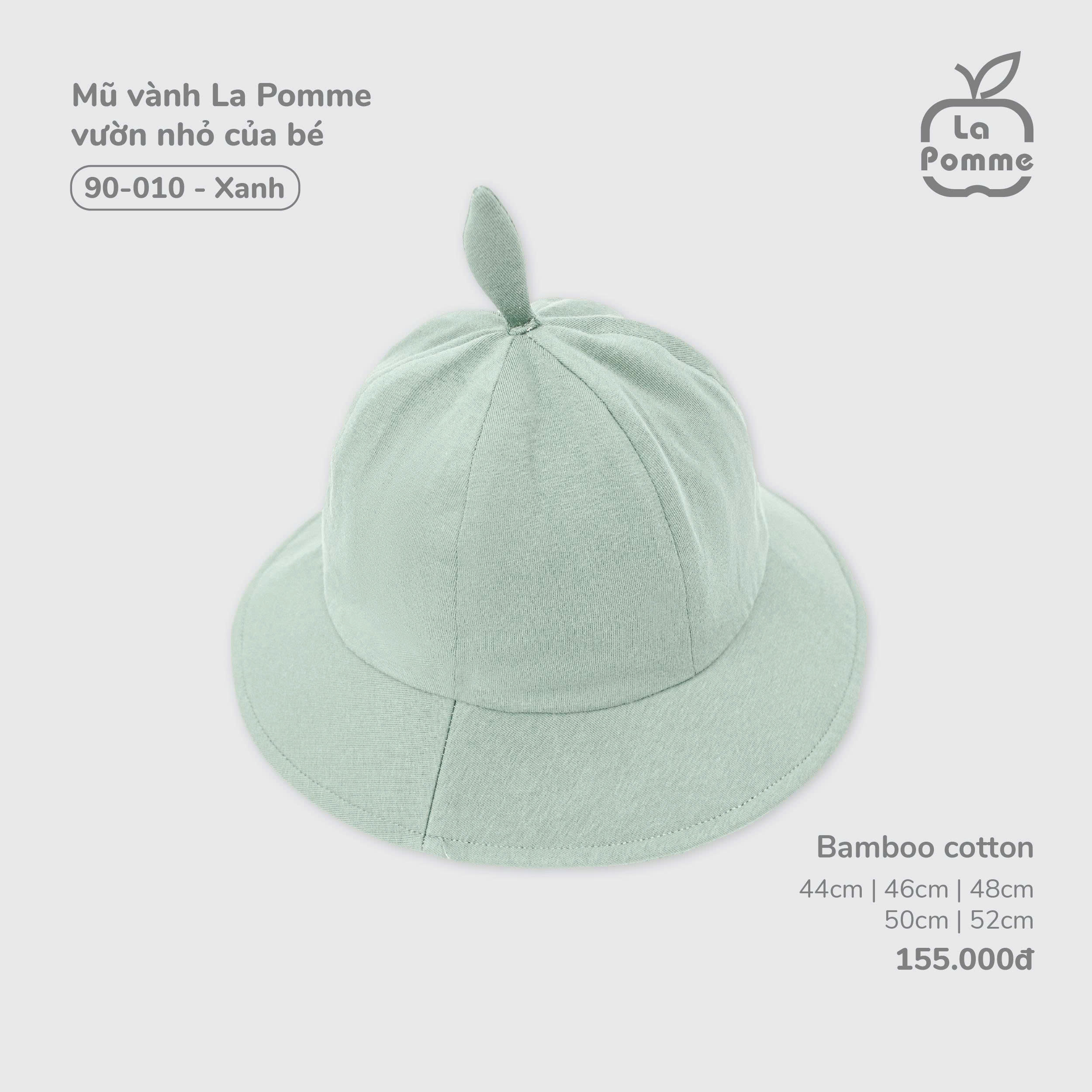 Mũ vành La Pomme vườn nhỏ của bé