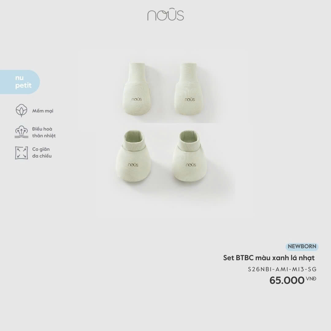 Set BTBC màu xanh lá nhạt