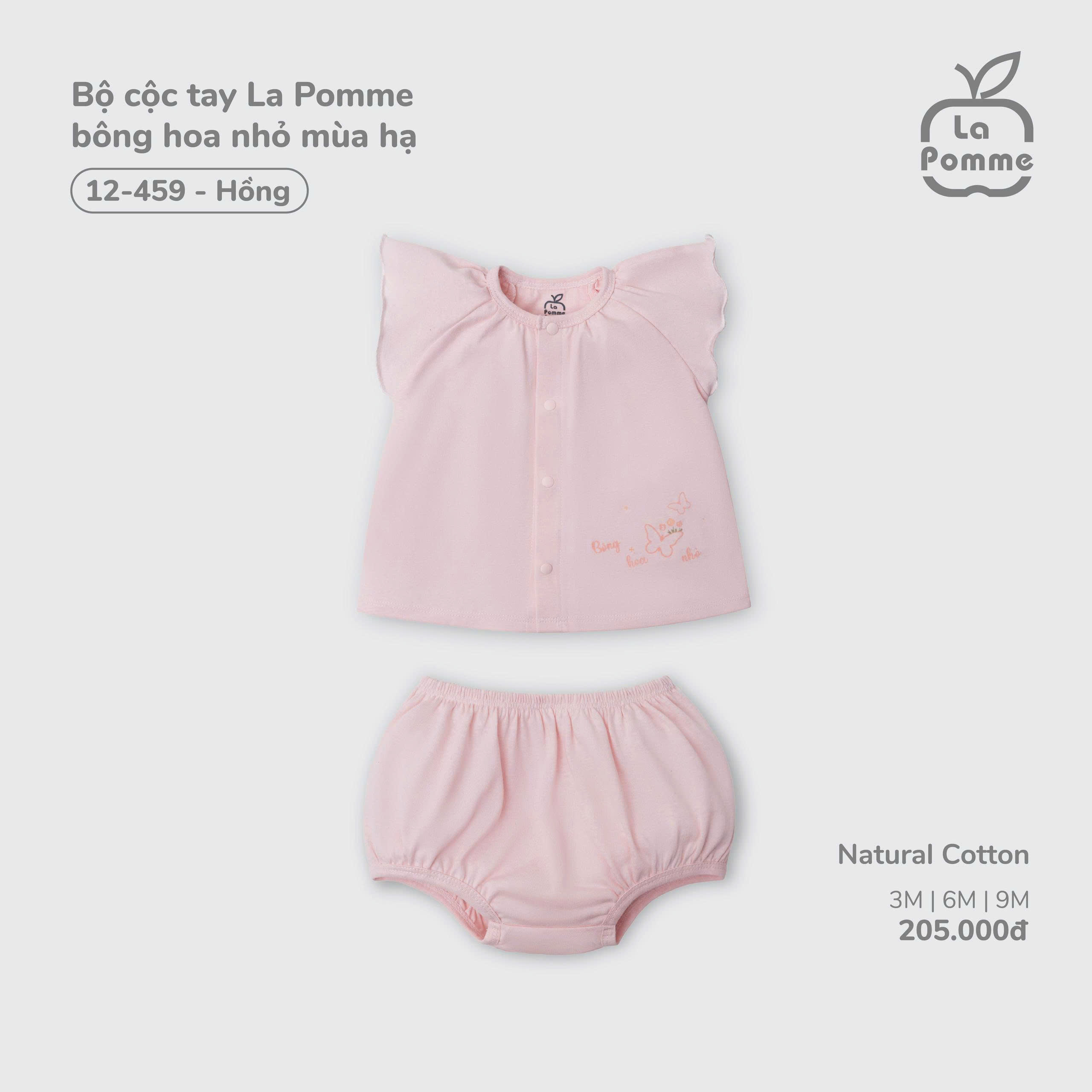 Bộ cộc tay La Pomme bông hoa nhỏ mùa hạ