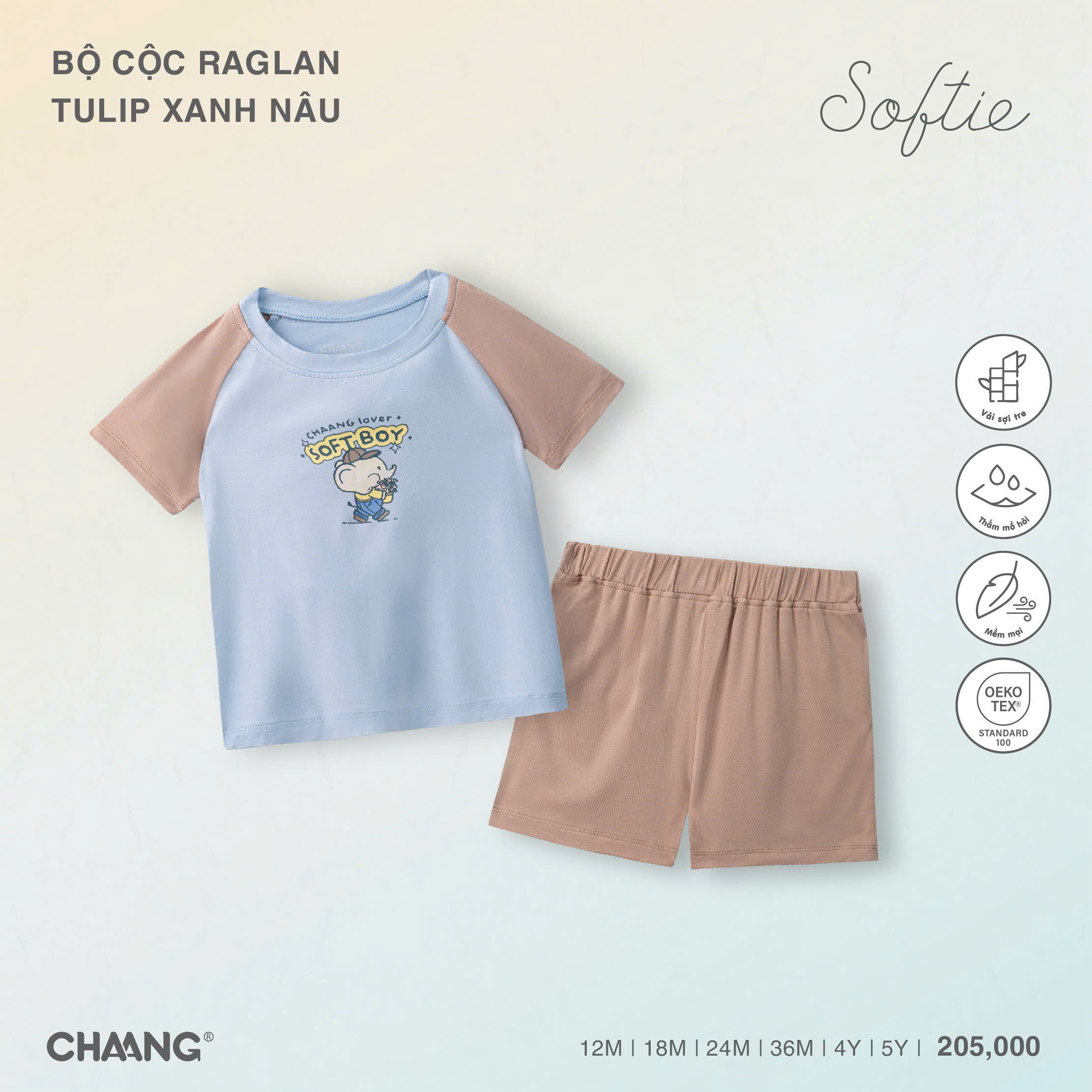 Bộ cộc raglan Tulip K2B26BU2
