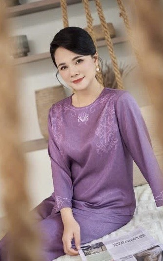 Bộ Sunfly lụagấm  tay lỡ q.dài SP2206