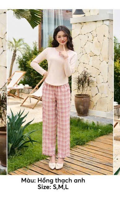 Bộ Sunfly cotton dài - ST9325